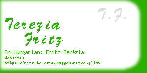 terezia fritz business card