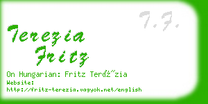 terezia fritz business card